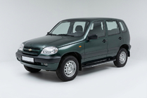 Chevrolet Niva 1998-2020 Seitenschweller Bosphore Grey (2 Stk., Aluminium) Foto 1