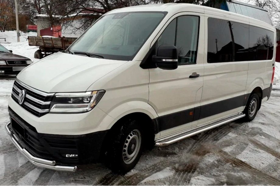 Volkswagen Crafter 2016- Frontschutzbügel ST085 Edelstahl Foto 4
