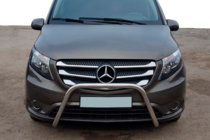 Mercedes Vito/V-class W447 2014- Frontbügel WT006 (Edelstahl) Foto 5