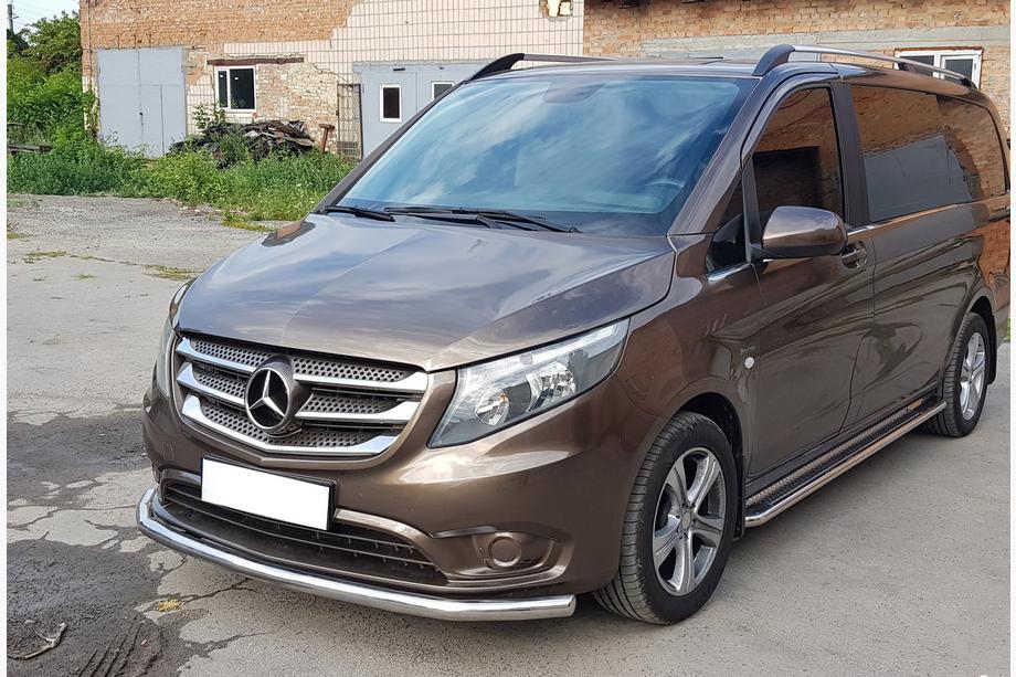 Mercedes Vito/V-class W447 2014- Frontschutzbügel ST008 (Edelstahl) Foto 2
