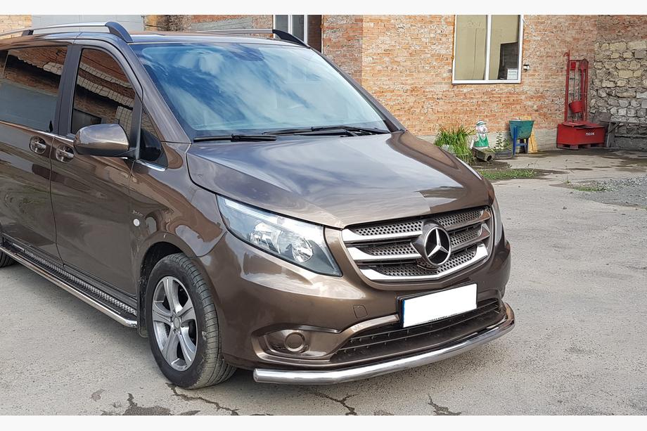 Mercedes Vito/V-class W447 2014- Frontschutzbügel ST008 (Edelstahl) Foto 3