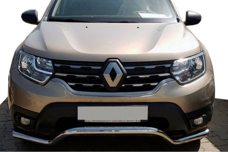 Renault Duster 2018-2024 Frontschutz WT008 (Edelstahl) Image