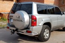 Nissan Patrol Y61 1997-2011 Heckbügel AK005-3 (Edelstahl) Foto 4