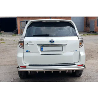 Heckschutzbügel AK005-15 (nur für EV, 2 Stk., Edelstahl) Toyota Rav 4 2006-2013 Foto 4
