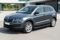 Skoda Karoq 2018- Seitenschweller Bosphorus Black (2 Stk., Aluminium) Foto 1