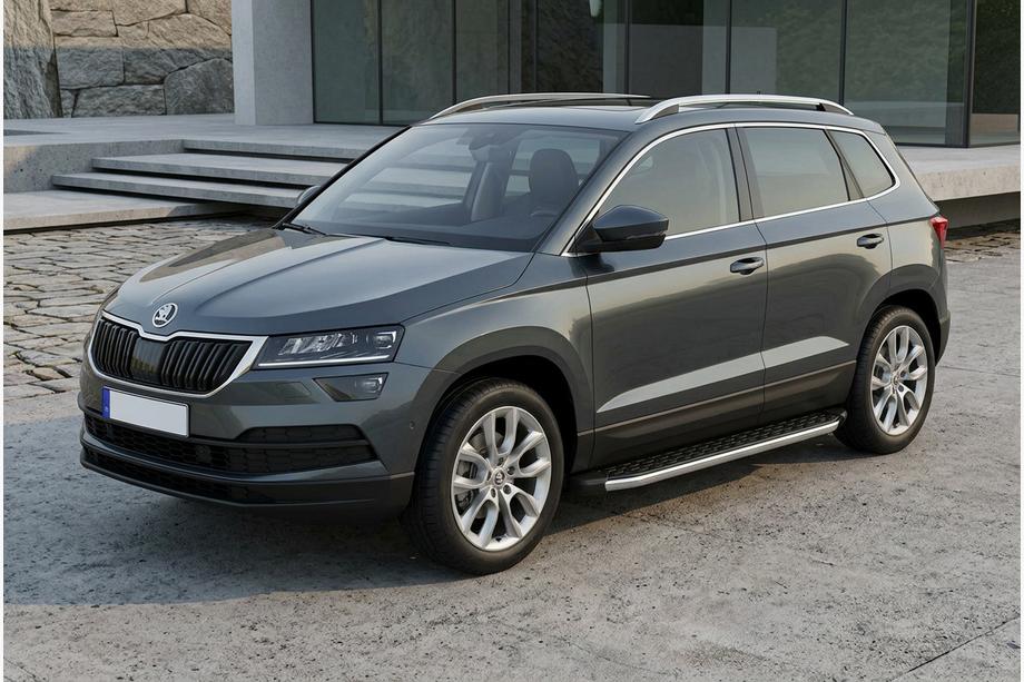 Skoda Karoq 2018- Trittbretter BlackLine (2 Stk, Aluminium) Image