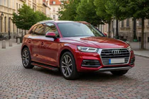 Audi Q5 2017-2025 Seitenschweller Maya Red (2 Stk., Aluminium) Foto 1