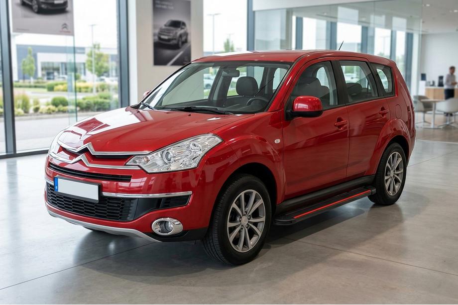 Citroen C-Crosser 2007-2013 Seitenschweller Maya Red (2 Stk., Aluminium) Image
