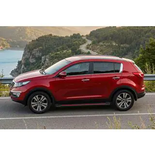 Trittbretter Maya Red-Black (2 Stk., Aluminium) Foto 1