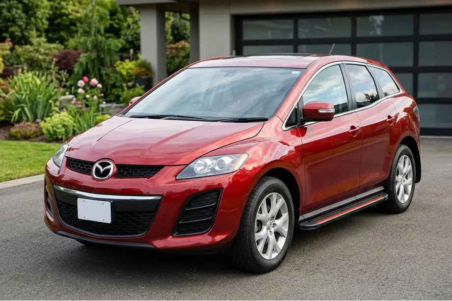 Mazda CX-7 2006-2012 Seitenschweller Maya Red (2 Stk., Aluminium) Image