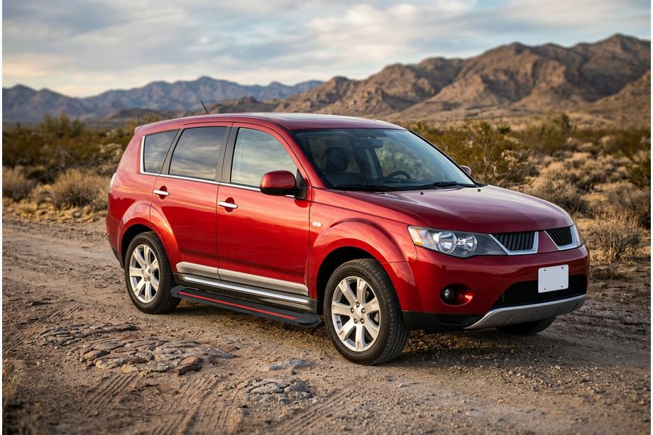 Mitsubishi Outlander 2006-2012 Seitenschweller Maya Red (2 Stk., Aluminium) Foto 1