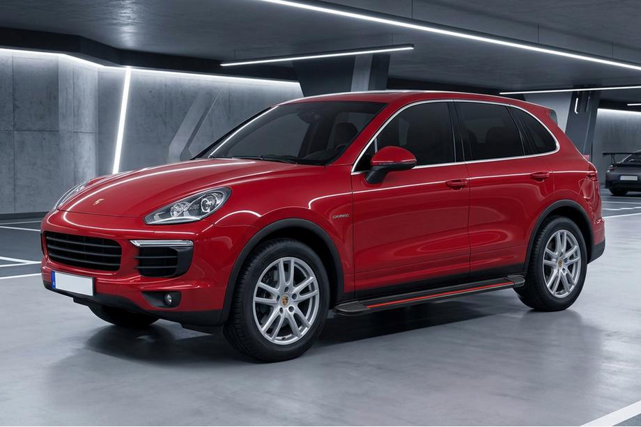 Porsche Cayenne 2010-2017 Seitenschweller Maya Red (2 Stk., Aluminium) Foto 1