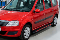 Renault Logan MCV 2005-2013 Seitenschweller Maya Red (2 Stk., Aluminium) Foto 3