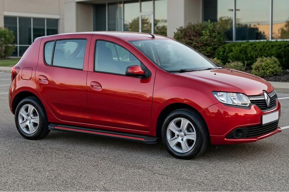Renault Sandero 2013-2022 Seitenschweller Maya Red (2 Stk., Aluminium) Image