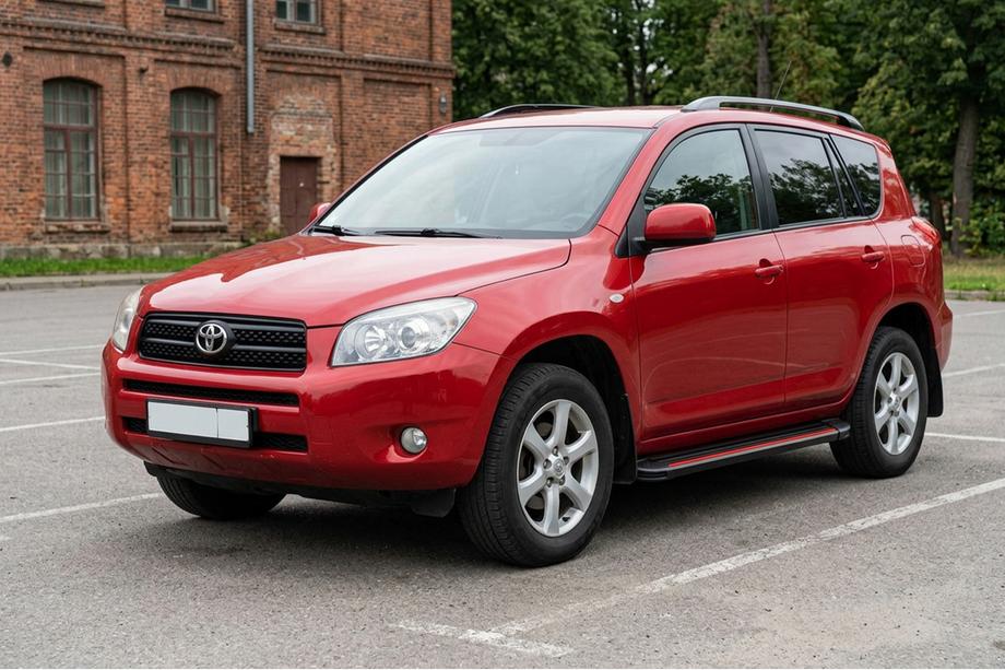 Toyota Rav 4 2006-2013 Seitenschweller Maya Red (2 Stk., Aluminium) Foto 1