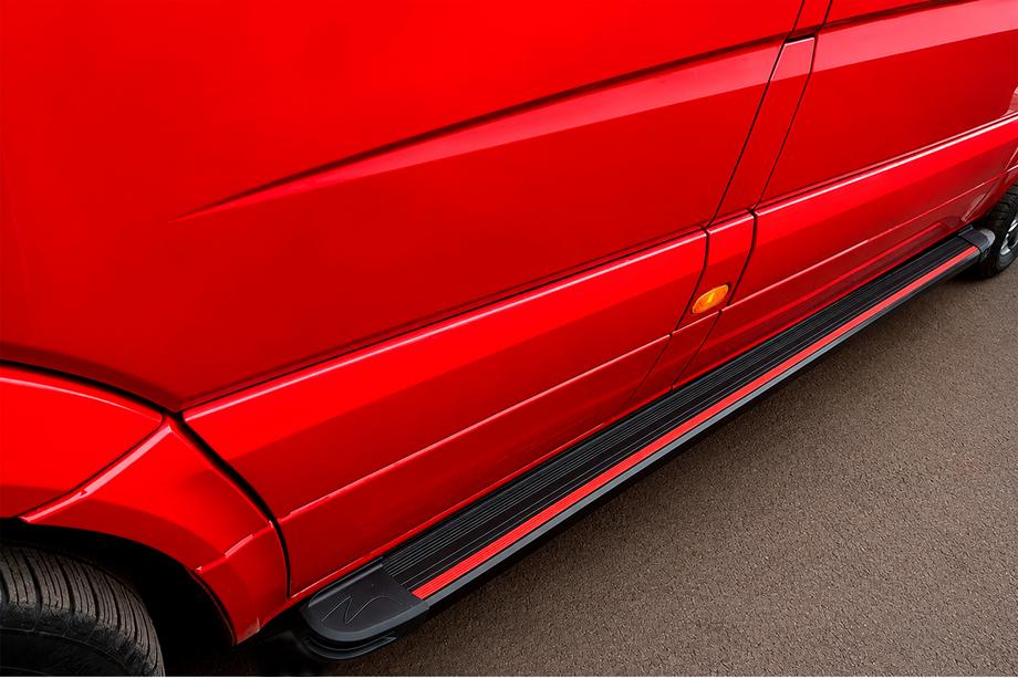 Volkswagen Crafter 2006-2016 Seitenschweller Maya Red (2 Stk., Aluminium) Foto 4