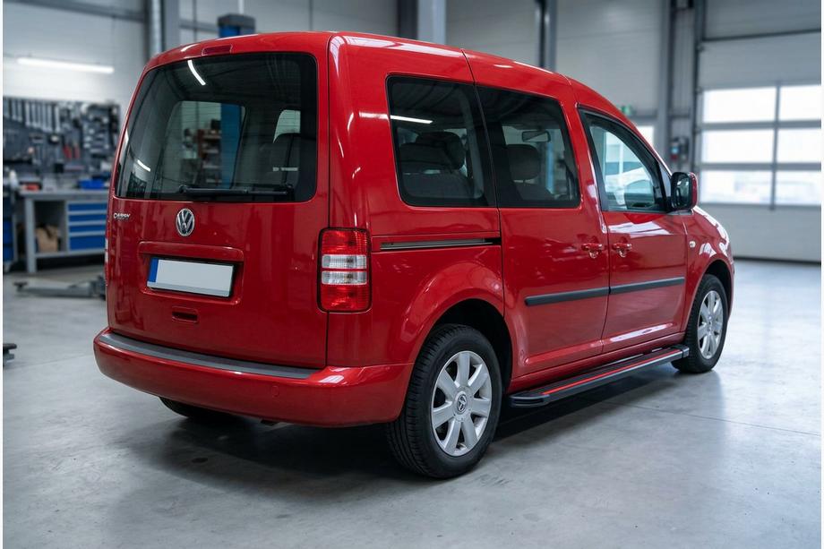 Volkswagen Caddy 2004-2010 Seitenschweller Maya Red (2 Stk., Aluminium) Foto 1