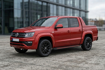 Volkswagen Amarok 2010-2022 Trittbretter Maya Red-Black (2 Stk., Aluminium) Foto 1