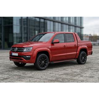 Trittbretter Maya Red-Black (2 Stk., Aluminium) Volkswagen Amarok 2010-2022 Foto 1