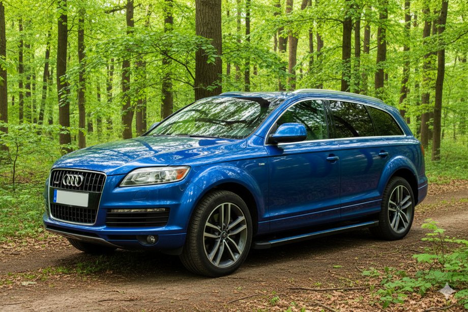 Audi Q7 2005-2015 Seitenschweller Maya Blue (2 Stk., Aluminium) Foto 1