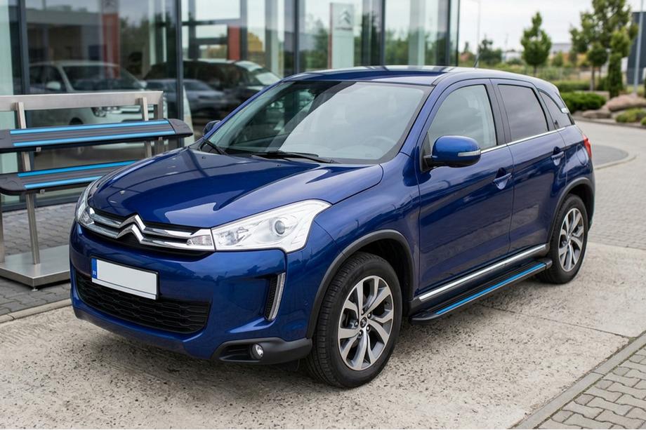 Citroen C-4 Aircross 2012-2017 Seitenschweller Maya Blue (2 Stk., Aluminium) Foto 1