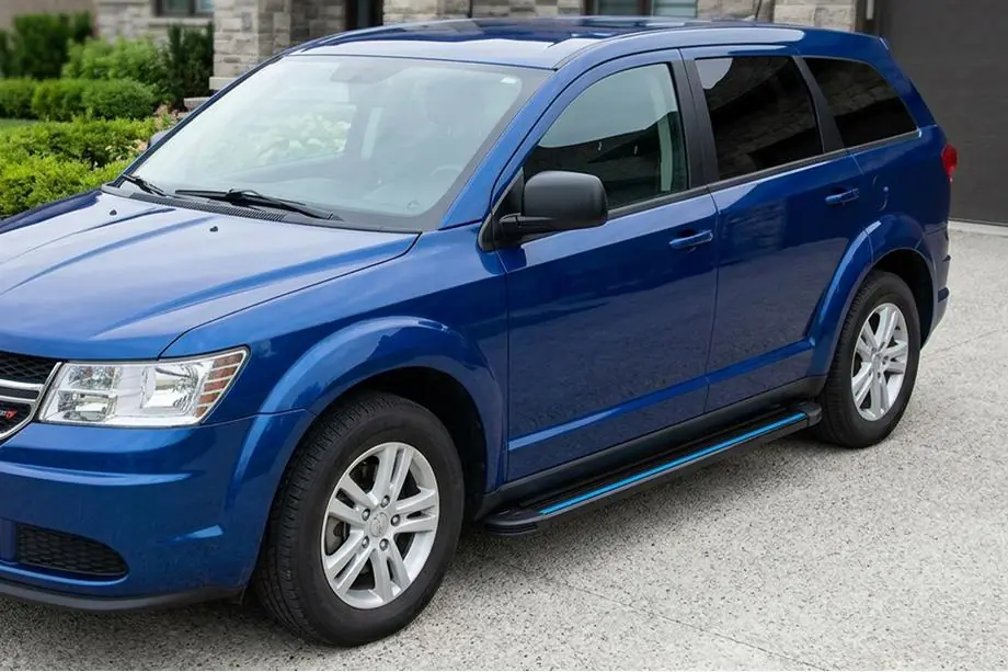 Fiat Freemont 2011-2016 Seitenschweller Maya Blue (2 Stk., Aluminium) Image