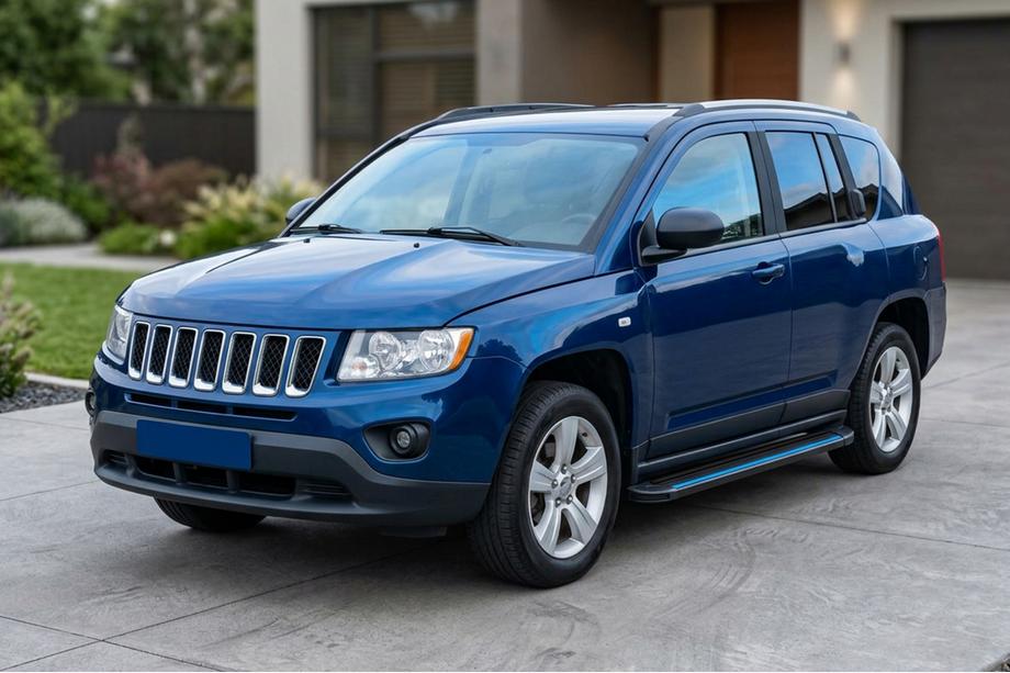 Jeep Compass 2006-2016 Seitenschweller Maya Blue (2 Stk., Aluminium) Image