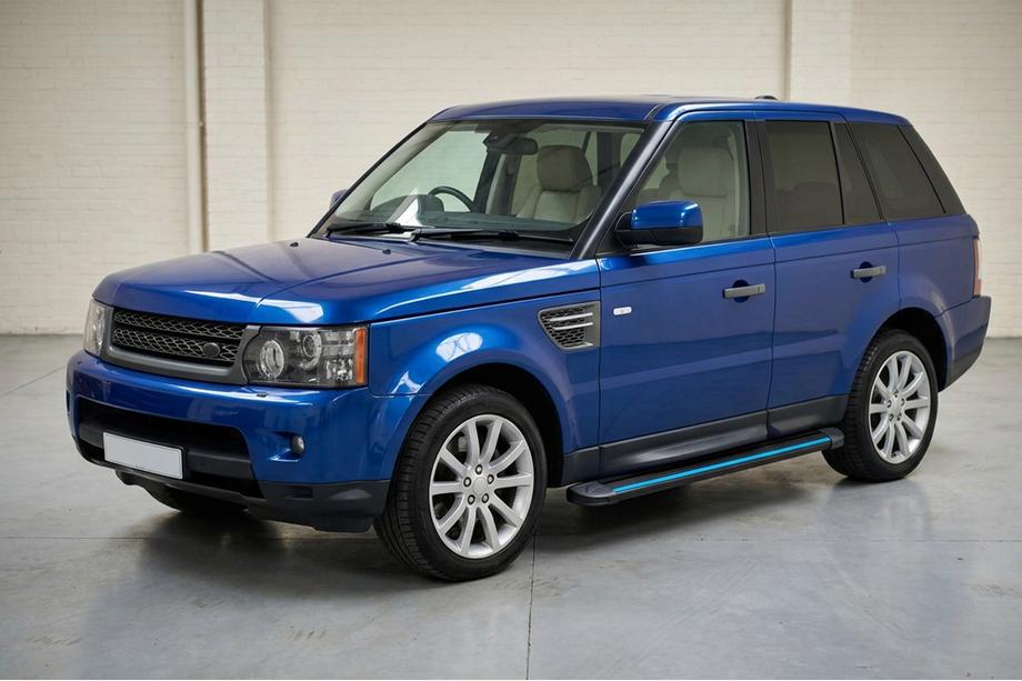 Range Rover Sport 2005-2013 Seitenschweller Maya Blue (2 Stk., Aluminium) Foto 1