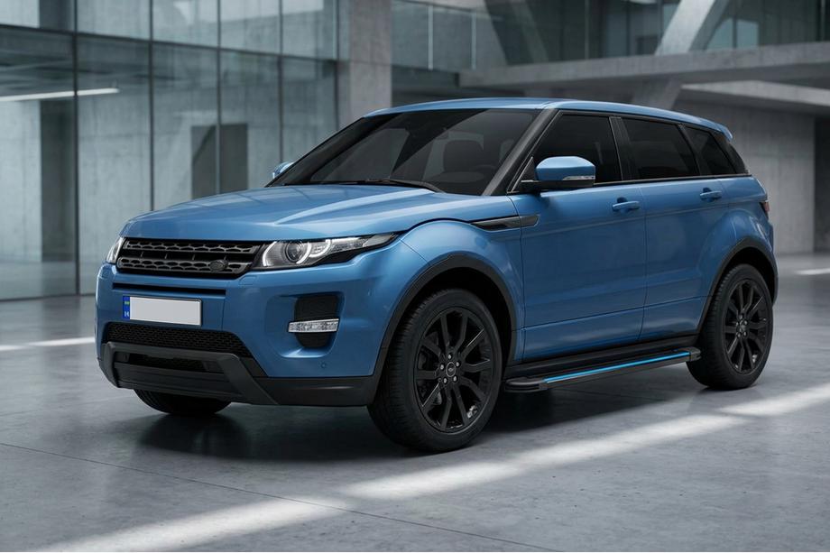 Range Rover Evoque 2012-2018 Seitenschweller Maya Blue (2 Stk., Aluminium) Image