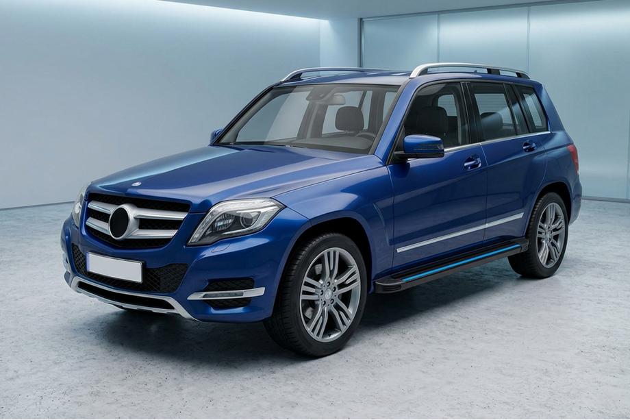 Mercedes GLK class X204 2008-2015 Seitenschweller Maya Blue (2 Stk., Aluminium) Foto 1