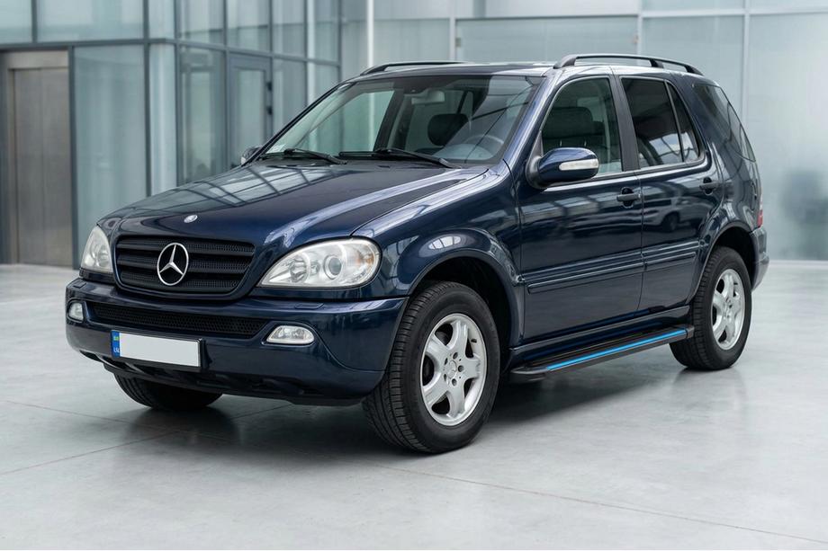Mercedes ML W163 1997-2005 Seitenschweller Maya Blue (2 Stk., Aluminium) Foto 1