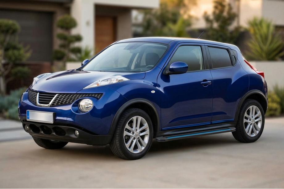 Nissan Juke 2010-2019 Seitenschweller Maya Blue (2 Stk., Aluminium) Foto 1