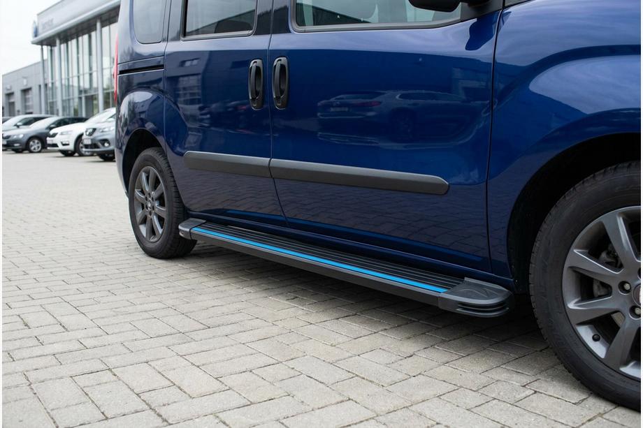 Opel Combo 2012-2018 Seitenschweller Maya Blue (2 Stk., Aluminium) Image