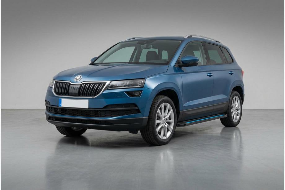 Skoda Karoq 2018- Seitenschweller Maya Blue (2 Stk., Aluminium) Image