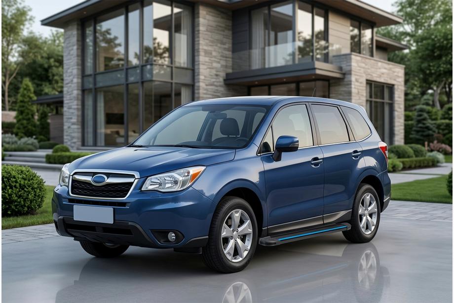 Subaru Forester 2013-2018 Seitenschweller Maya Blue (2 Stk., Aluminium) Foto 1