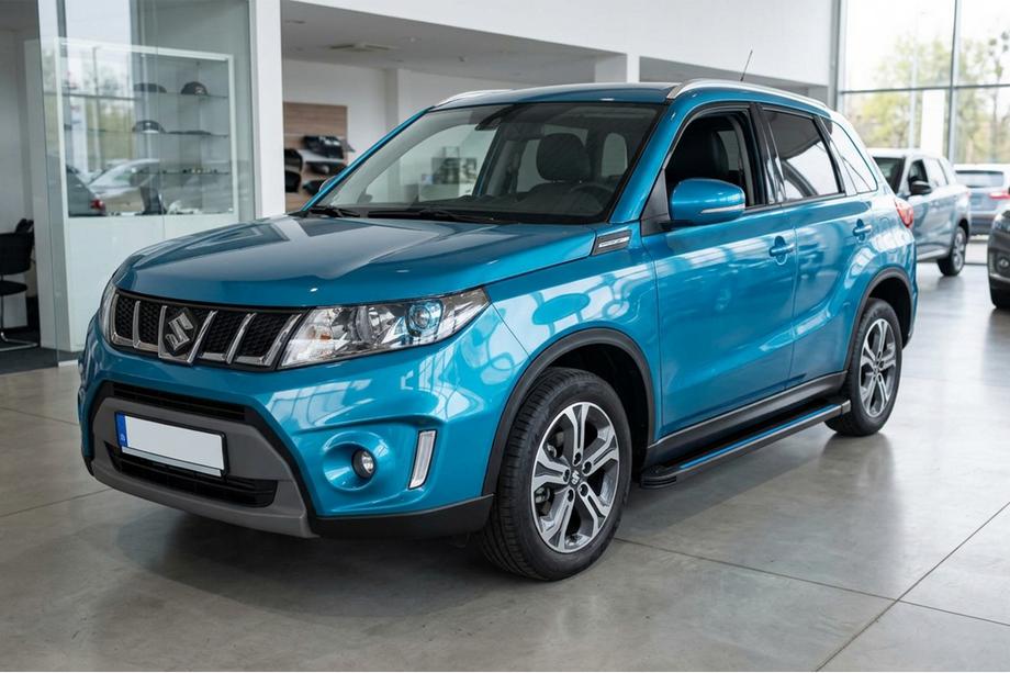 Suzuki Vitara 2015- Seitenschweller Maya Blue (2 Stk., Aluminium) Image