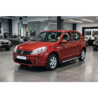 Seitenschweller New Vision Black (2 Stk., Aluminium) Dacia Sandero 2007-2013 Foto 1