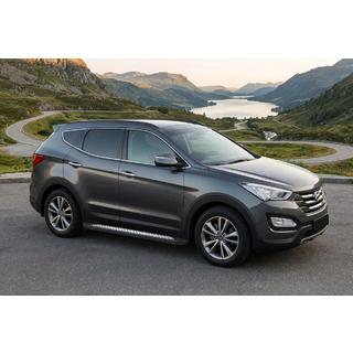 Seitenschweller New Vision Black (2 Stk., Aluminium) Hyundai Santa Fe 3 2012-2018 Foto 1