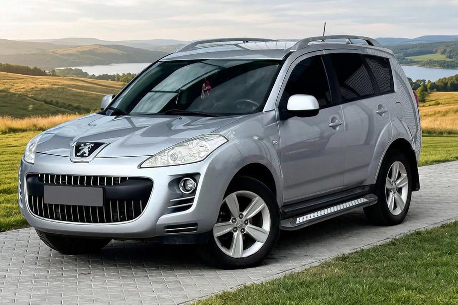 Peugeot 4007 2007-2013 Seitenschweller New Vision Black (2 Stk., Aluminium) Image