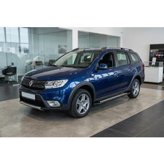 Seitenschweller New Vision Black (2 Stk., Aluminium) Renault Logan MCV 2013-2022 Foto 1