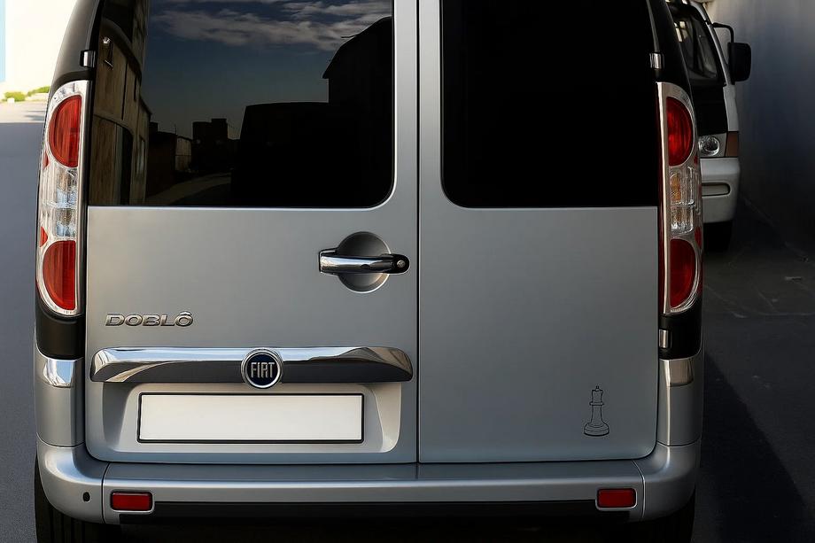 Fiat Doblo I 2005-2010 Chrom Blenden für Rückleuchten (2 Stk, Edelstahl) Carmos - Türkischer Edelstahl Image