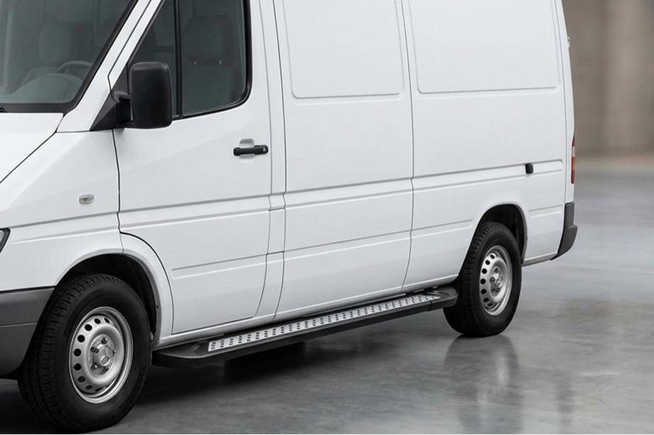 Volkswagen LT 1995-2006 Seitenschweller New Vision Black (2 Stk., Aluminium) Langer Radstand Foto 1