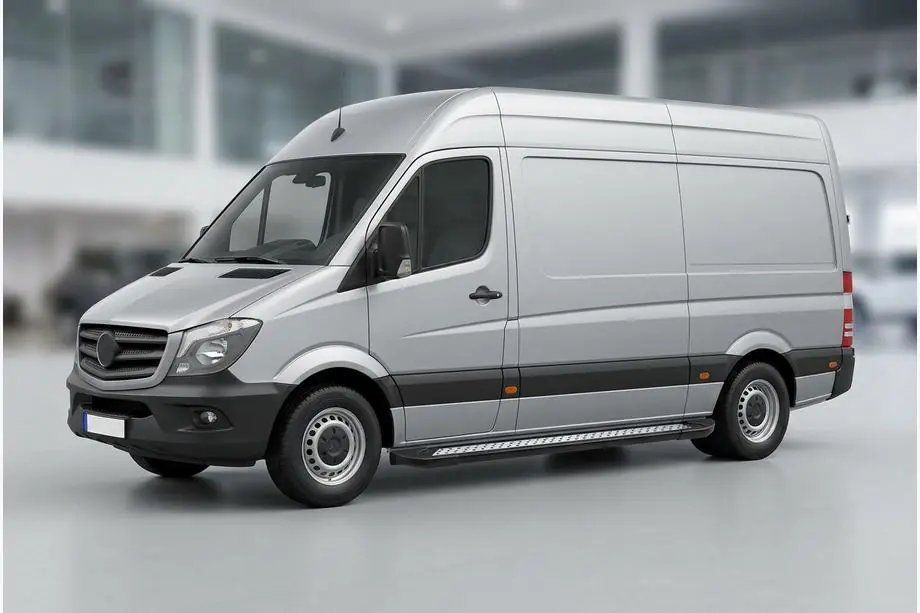 Volkswagen Crafter 2006-2016 Seitenschweller New Vision Black (2 Stk., Aluminium) Foto 1