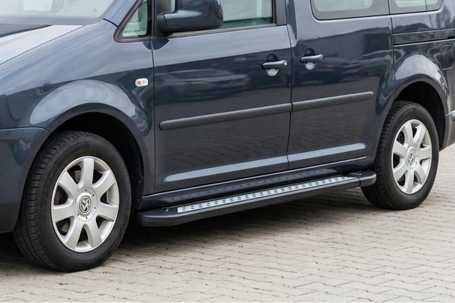 Volkswagen Caddy 2010-2015 Seitenschweller New Vision Black (2 Stk., Aluminium) Foto 1
