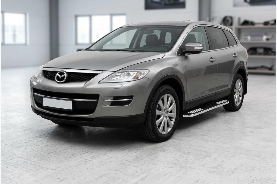 Mazda CX-9 2007-2016 Seitenschweller Tayga V2 (2 Stk., Aluminium) Foto 1