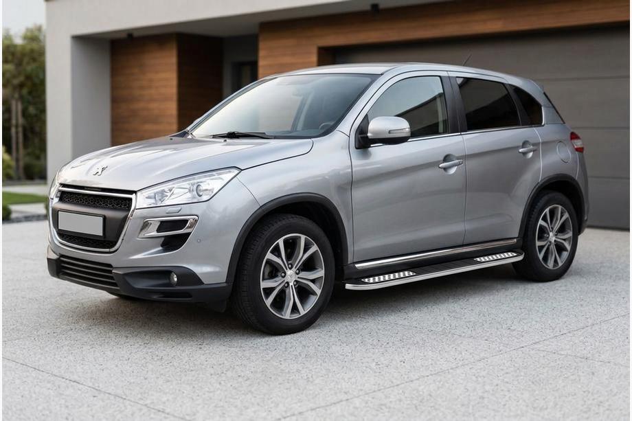 Peugeot 4008 2012-2017 Seitenschweller Tayga V2 (2 Stk., Aluminium) Foto 1