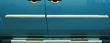 Fiat Doblo I 2001-2005 Türleisten Edelstahl (4 Stk) OmsaLine - Italienischer Edelstahl Foto 1