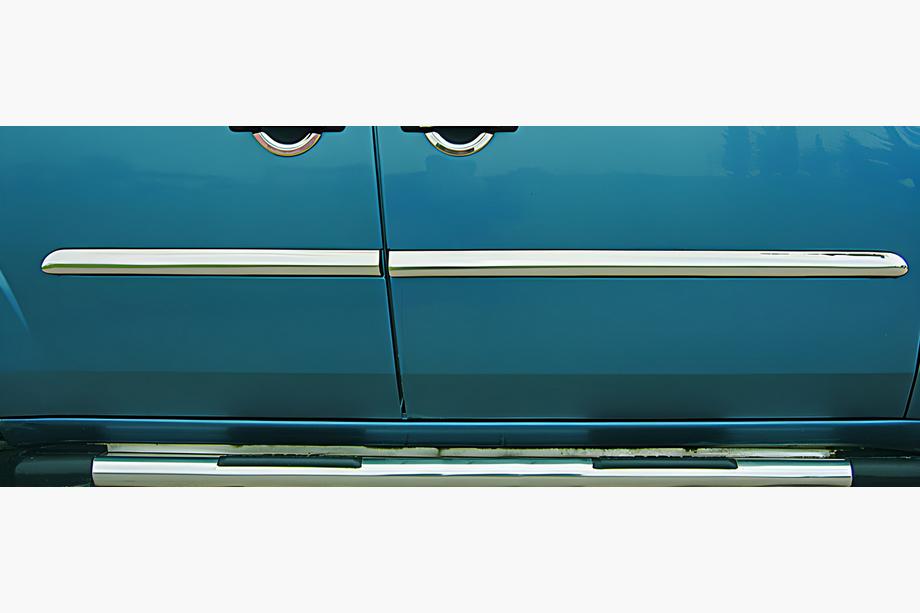 Fiat Doblo I 2001-2005 Türleisten Edelstahl (4 Stk) OmsaLine - Italienischer Edelstahl Image