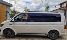 Volkswagen T5 2010-2015 Integrierte Dachreling (schwarz) Foto 42