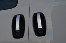 Fiat Doblo II 2010-2022 Chrom Türgriffblenden (4 Stk., Edelstahl) OmsaLine - Italienischer Edelstahl Foto 1